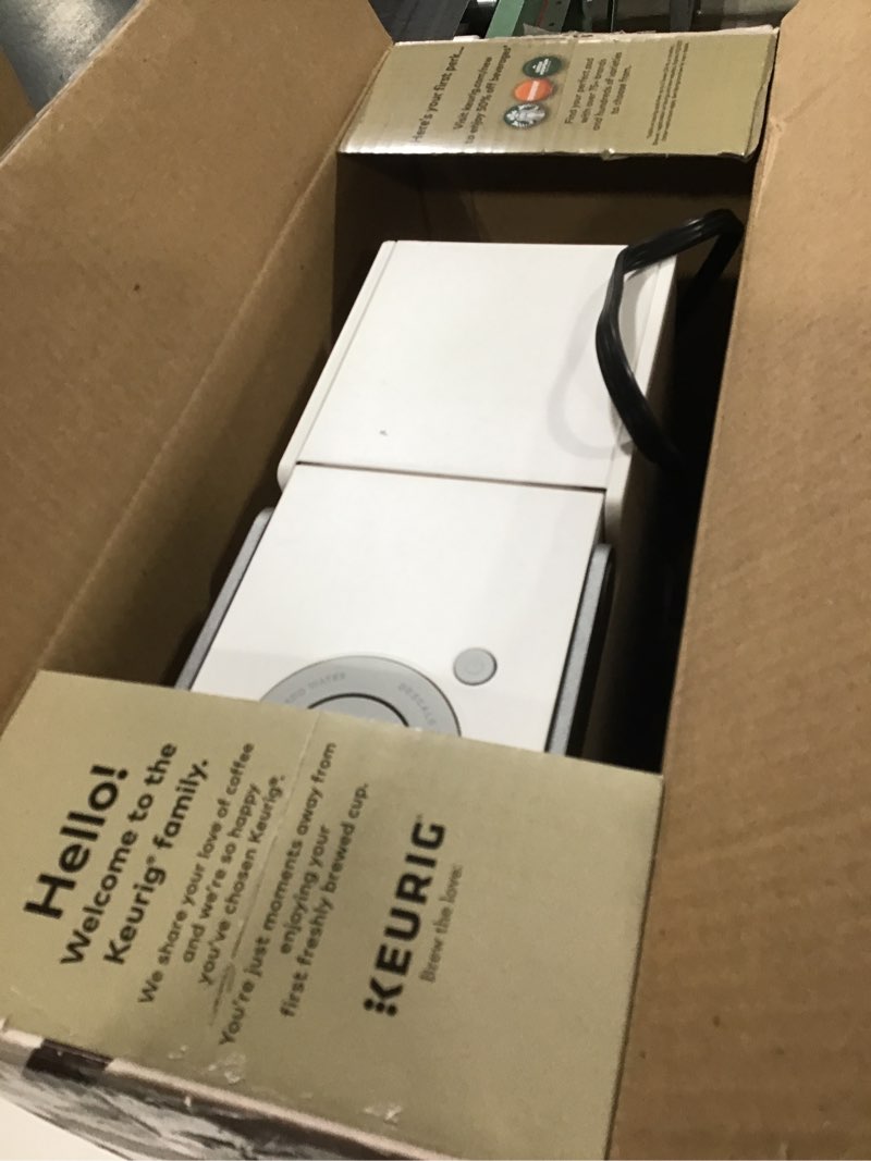 Condition photo showing Good Condition for Keurig K-Slim Single Serve K-Cup Pod Coffee Maker, Multistream Technology, 3 Brew Sizes, Slim and Sleek Design, 46oz Removable Reservoir, White