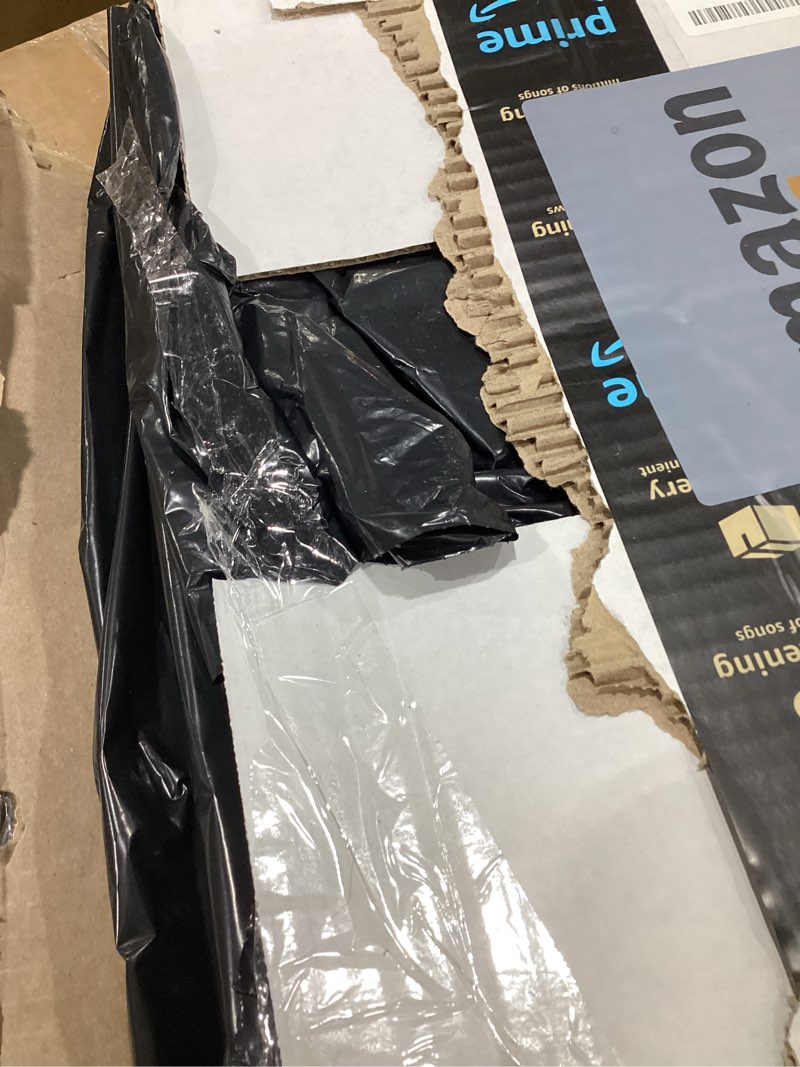 Condition photo showing As Is for Plasticplace 95-96 Gallon Garbage Can Liners Heavy Duty 1.5 Mil Black Trash Bags Tear-Resistant Outdoor Garbage Bags for Rollaway Bins Large 61" x 68" Industrial-Strength Waste Bags (25 Count) Black 1 Count (Pack of 25)