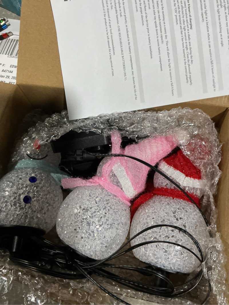 Solar chritsmas path rations multicolor