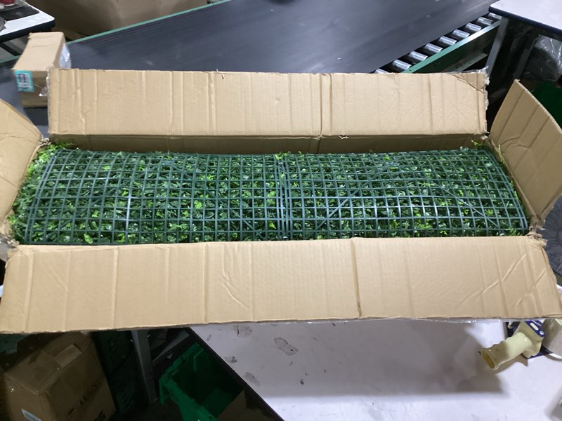 40"x120"(33.33 sqft) grass wall panels, artificial fern grass backdrop with uv protection, fake gree