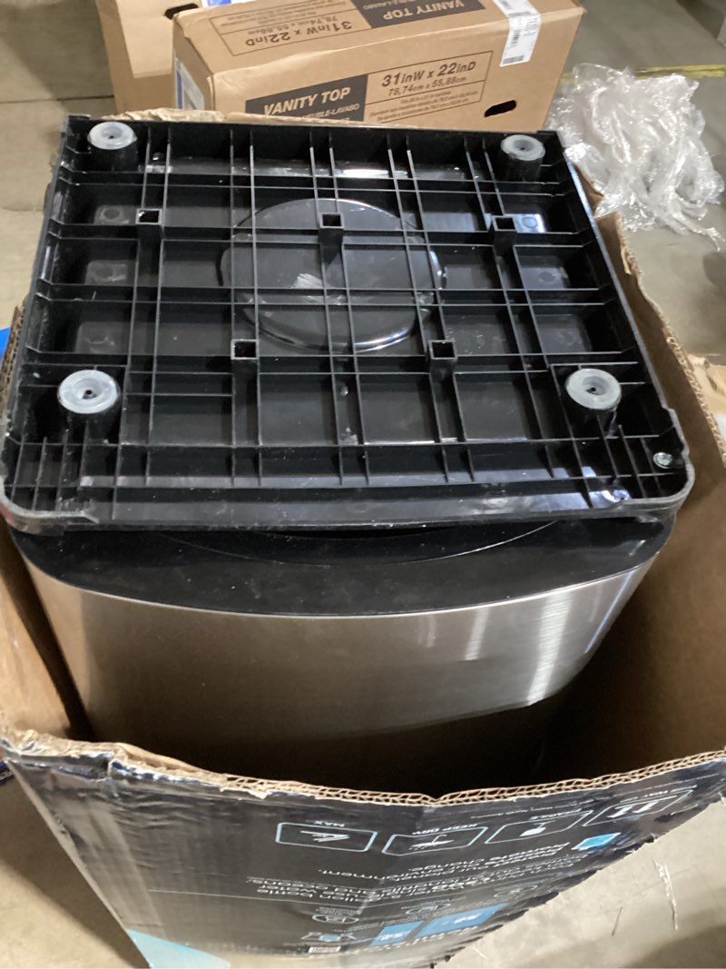 Condition photo showing As Is for primo bottom load htrio single-serve coffee maker stainless steel water cooler