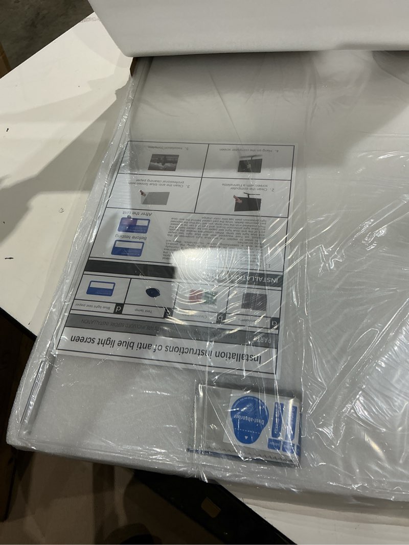 Condition photo showing Good Condition for anti blue light & anti glare screen protector,27-28 inch monitor screen protector for eyes strain,hanging computer screen blue light blocker for lcd tv pc monitors(1 pack: 27"-28" diagonal)