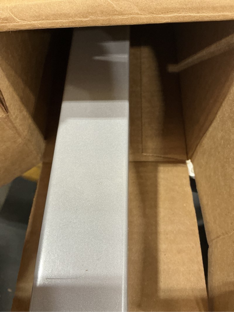 Condition photo showing As Is for nuk3y ed-5000 series panic bar exit device grade 1 ada certifed, fit door width 30"-36" (aluminum, exit device w/entry lever) aluminum standard exit device w/entry lever