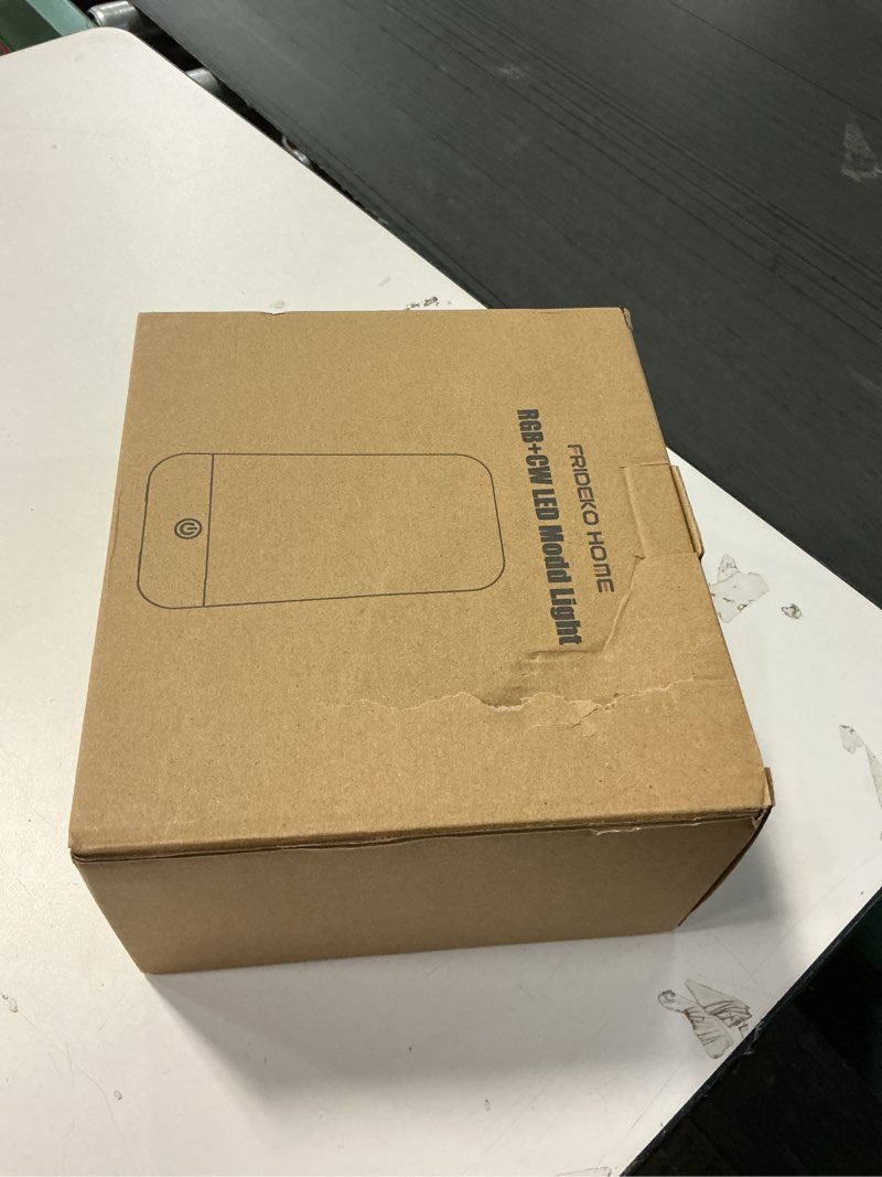 Condition photo showing New/Like New for FRIDEKO HOME 2 Pack RGB Touch Bedside Lamp for Nightstand, 3 Color Temperatures Rechargeable Battery Night Light, Dimmable Mood Lighting for Bedroom Living Room Nursery, Breastfeeding, Kids, Adult 2 PCS