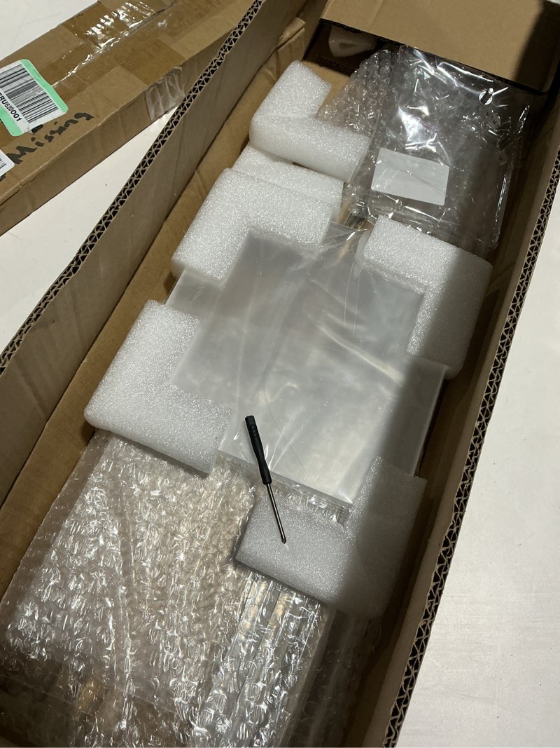 Condition photo showing Good Condition for 2 pack 28'' tall 8'' dia. clear acrylic flower stand floor vase centerpiece wedding column backdrop display rack for event party stage aisle decoration 28 x 8 inch (pack of 2) square