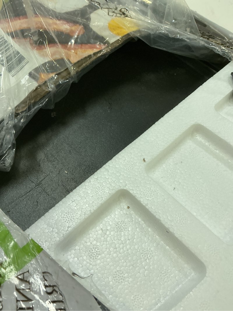 Condition photo showing As Is for presto 07030 cool touch electric griddle nonstick,electric