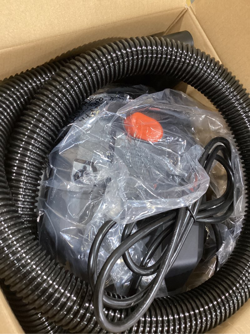 black+decker shop vacuum wet and dry, 4 gallon 3.0 peak hp, portable shop vac with accessories, home