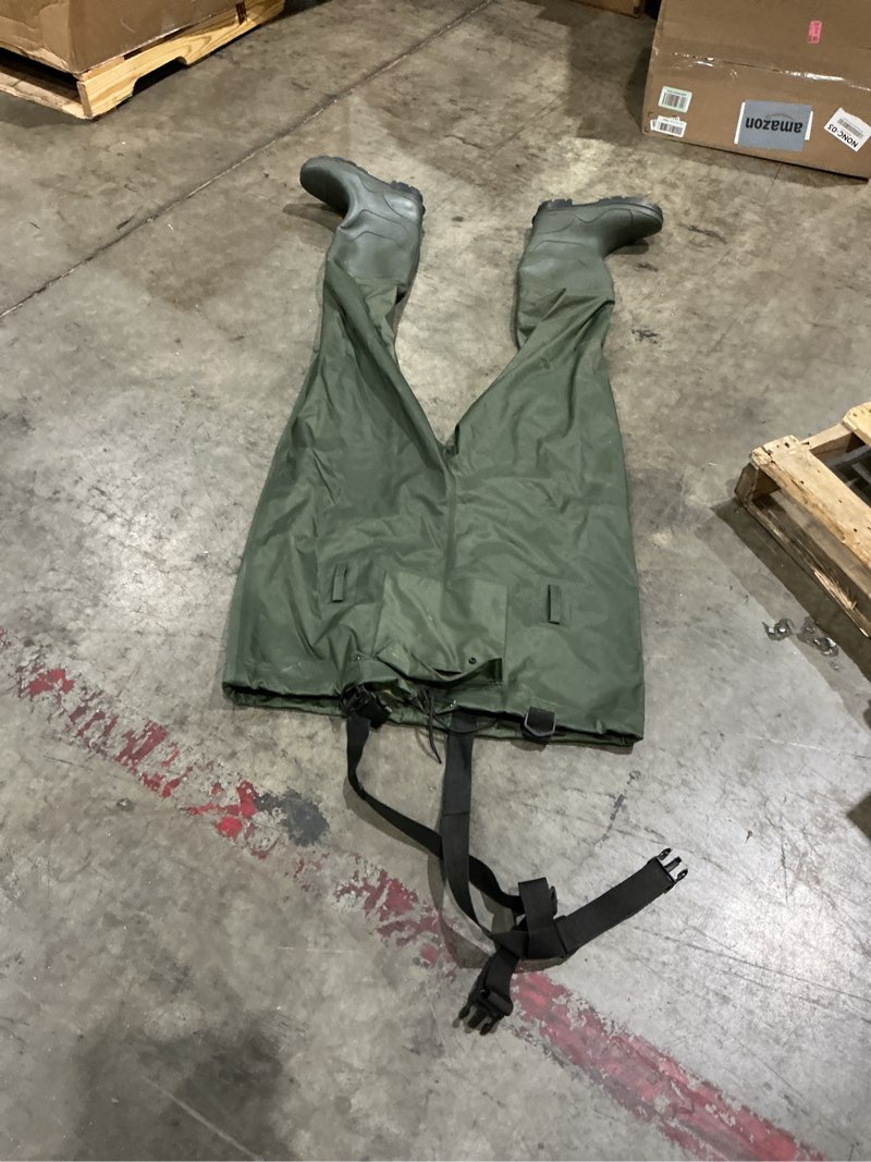 Condition photo showing Good Condition for ouzong bootfoot chest waders shoe length /