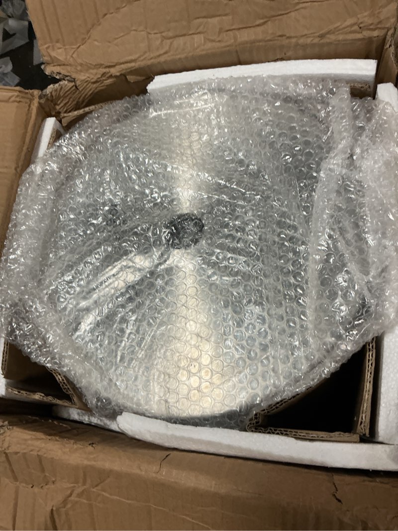 Condition photo showing Good Condition for zogics floor stand gym wipe dispenser, stainless steel wipe dispenser with high capacity built-in trash can and back door access