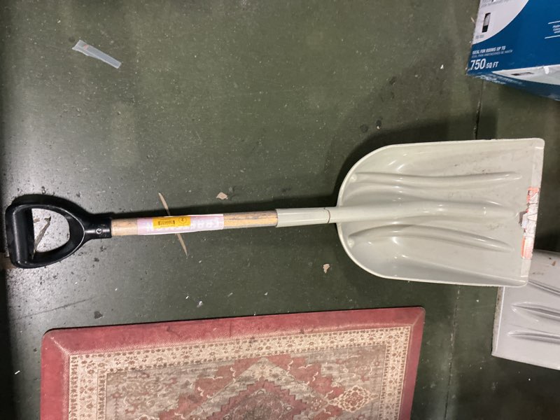 Condition photo showing As Is for craftsman 27-in wood d handle scoop