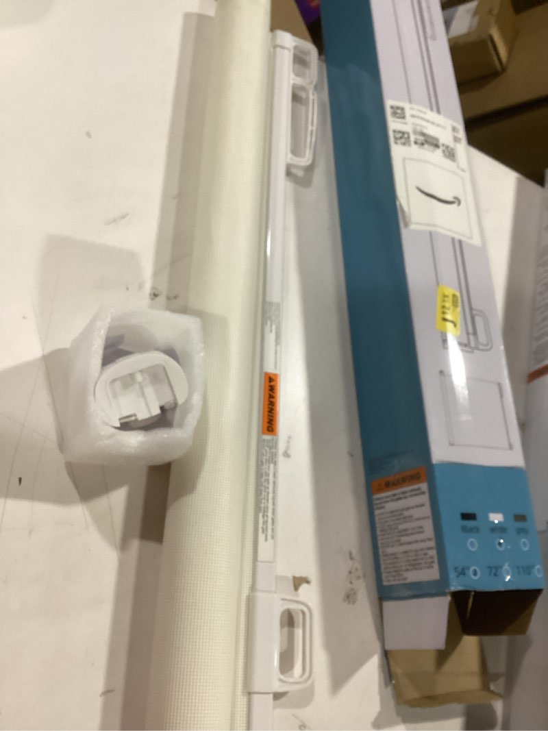 Condition photo showing Good Condition for PRObebi Retractable Dog Gate for The House Extends to 54" Wide 34" Tall, Gates for Baby Indoor, Stair Gate for Outdoor, Staris, Hallways, Doorways, Deck, Porch, Need Drilling A-white 34" Tall x 54" Wide-Need Drilling