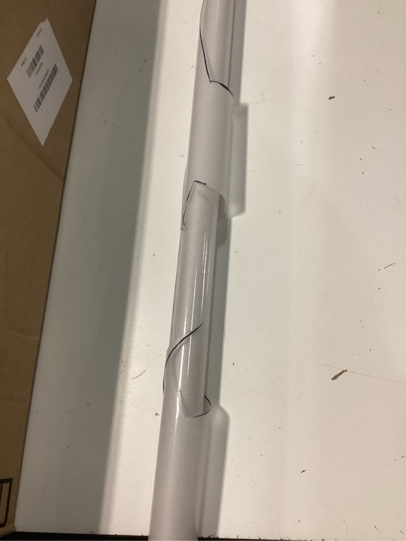 Condition photo showing As Is for hidbea frosted window privacy film - non adhesive static cling glass stickers sun uv blocking heat control door covering decals for home office, 23.6 x 78.7 inch frosted 23.6 x 78.7 inch