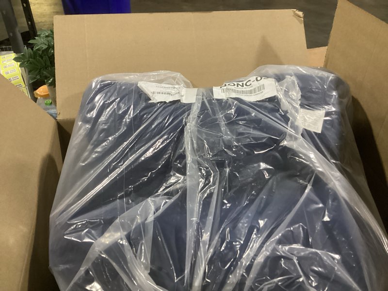 Condition photo showing Good Condition for wedge pillow headboard reading pillow triangular backrest support pillow for sitting in bed positioning support pillow for sofa daybed removable cover blue 23.6*8*20in