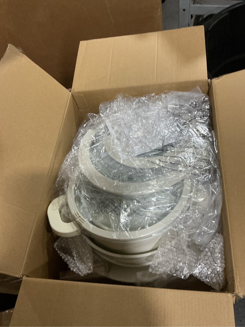 Condition photo showing Good Condition for bazova 22-piece pots and pans set non stick with removable handles, ceramic cookware set, large-capacity & non toxic, induction & rv compatible, dishwasher safe, pfas/ptfe/pfoa free, white