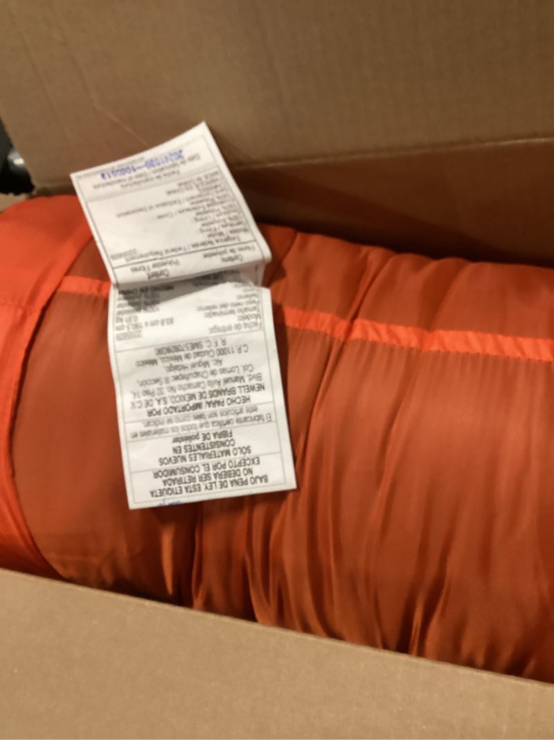 Condition photo showing Good Condition for Coleman Kompact 20°F/30°F/40°F Sleeping Bag, Cool-Weather Adult Sleeping Bag with Heat Retention, Stuff Sack, & Snag-Free Zipper, Great for Camping, Sleepovers, Guests & More