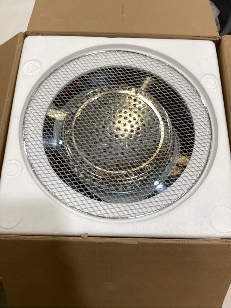 Condition photo showing Good Condition for nutrichef air fryer, infrared convection oven, halogen oven countertop, healthy cooking, stainless steel, 13 quart 1200w, prepare quick healthy meals, great for french fries & chips (white)