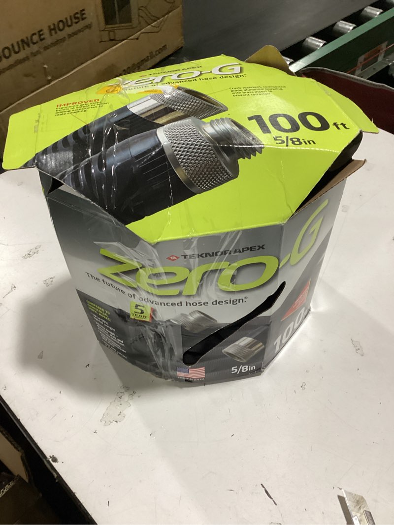 Condition photo showing New/Like New for teknor apex zero-g 5/8 in. d x 100 ft. l heavy duty commercial grade garden hose