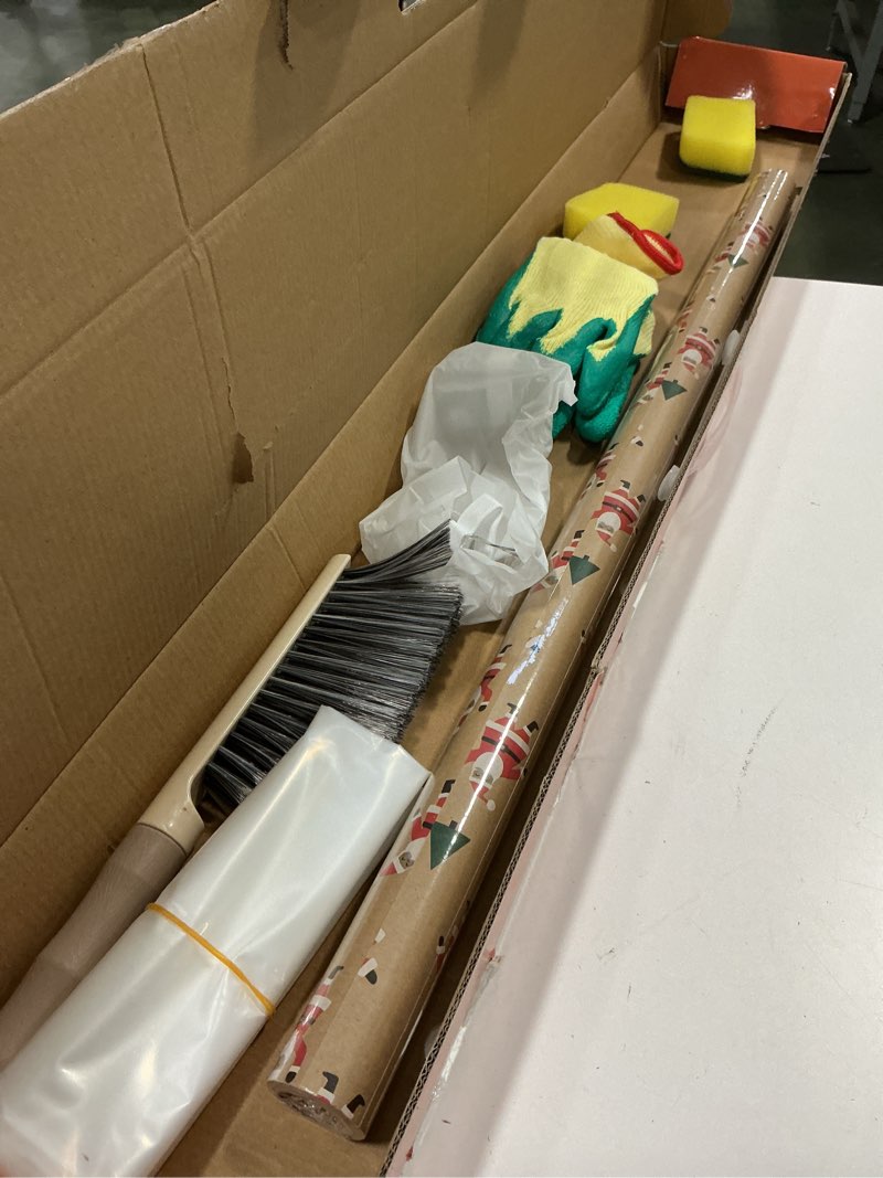 Condition photo showing As Is for (Incomplete)Bluesea 30 Feet Chimney Sweep Kit, Ergonomic Chimney Cleaning Kit, Extends Up to 30 Feet, Chimney Cleaner, Chimney Cleaning Tools, Chimney Cleaning System with Strong Brush, 9 Flexible Chimney Rods
