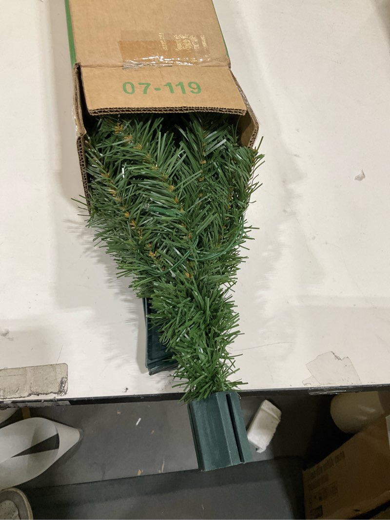 Condition photo showing Good Condition for Nearly Natural 2ft. Green Artificial Christmas Tree with 35 LED Lights and 72 Bendable Branches