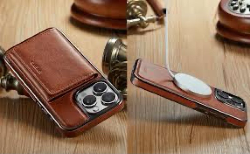 casus wallet case for iphone 16 pro max compatible with magsafe for men women, detachable magnetic wallet phone case with card slot holder for iphone 16 pro max 6.9" (rose gold) iphone 16 pro max (6.9") rose gold