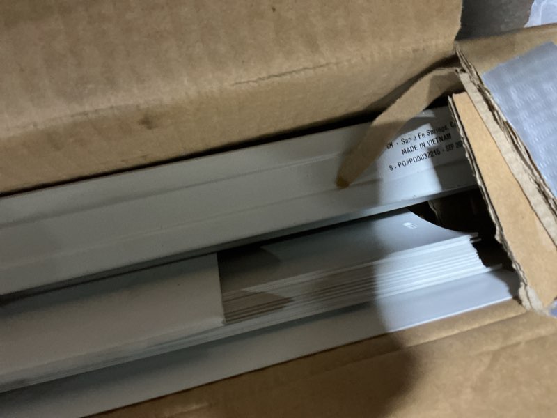 Condition photo showing Good Condition for chicology vertical, door, shades, blackout blinds, window shade, for sliding doors oxford white (vinyl) 78" w x 84" h 78"w x 84"h oxford white (vinyl)