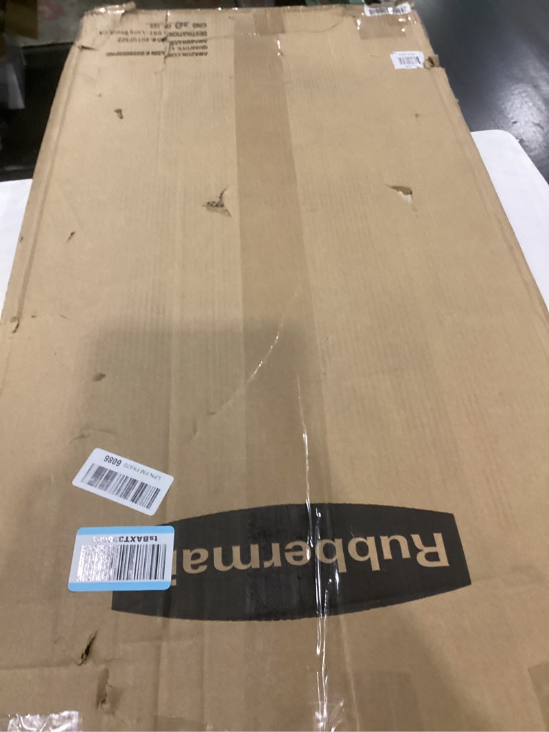 Condition photo showing Good Condition for rubbermaid 3-step steel ladder, folding step stool with hand grip and non-slip feet, black, tested t