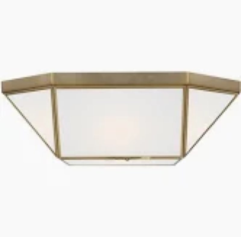Morris 2 light flush mount