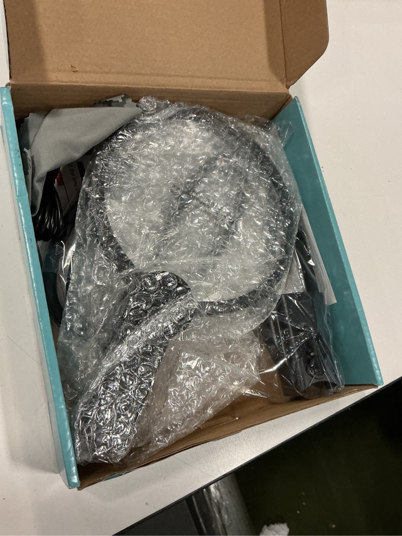 Condition photo showing New/Like New for Magnifying Glass with Light for Reading: 5X Hands Free Magnifying Glass Magnifier with Light and Stand 24 Ultra-Bright LED Flexible Gooseneck Magnifier for Neck Wear Seniors Sewing Low Vision Elderly