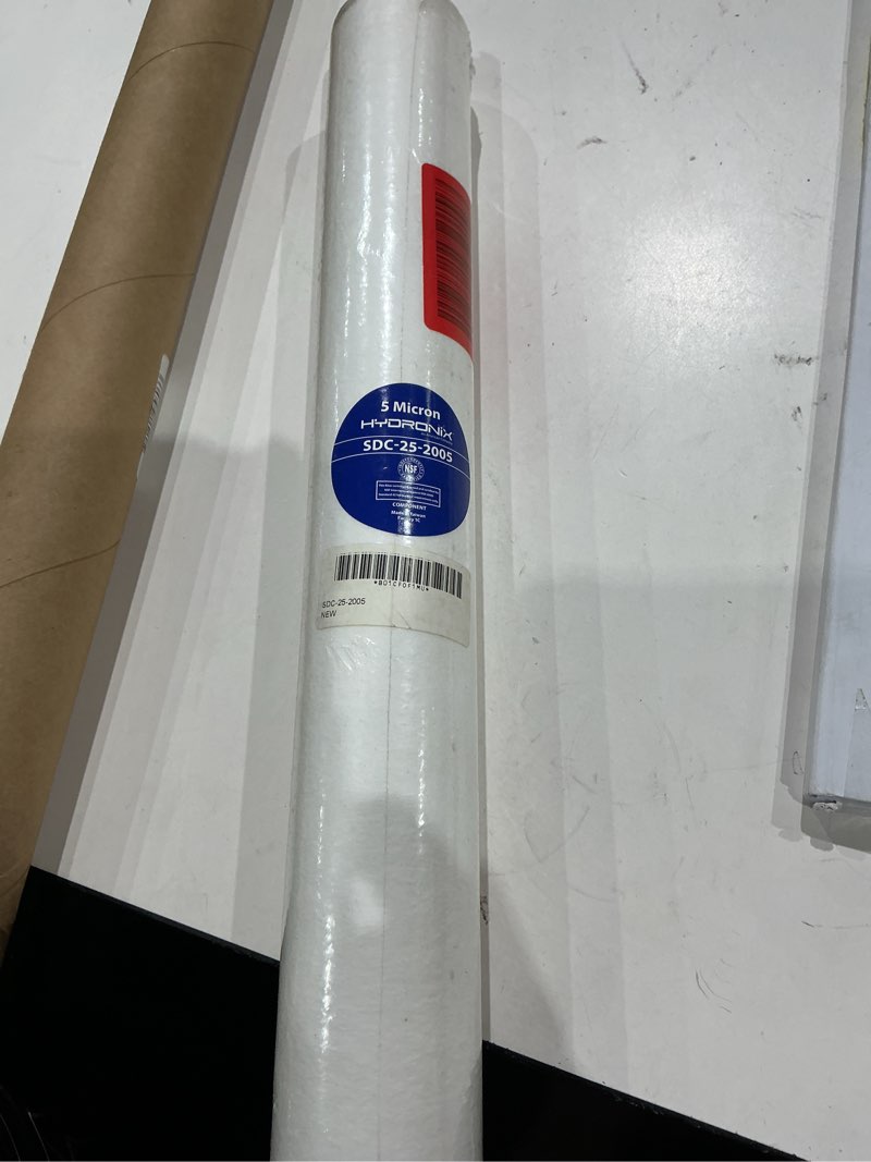 Condition photo showing Good Condition for hydronix sdc-25-2005 sediment water filter cartridge 2.5" x 20" - 5 micron - whole house, ro systems or commercial use