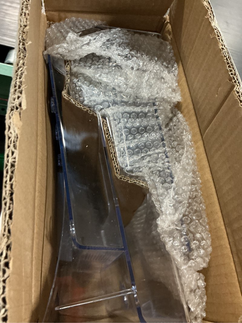 Condition photo showing Good Condition for 2 pack acrylic brochure holder 8.5 x 11, 2 tier brochure display stand with removable divider for 4 x 9 inches trifold pamphlets, acrylic flyer holder 8.5 x 11 stands for flyer, pamphlet, magazine 2 pack 2 tier