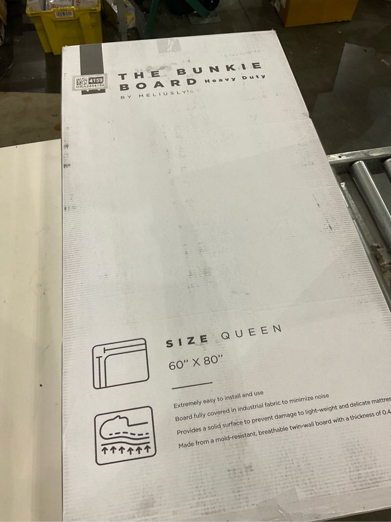 The bunkie board size queen 60”x80”