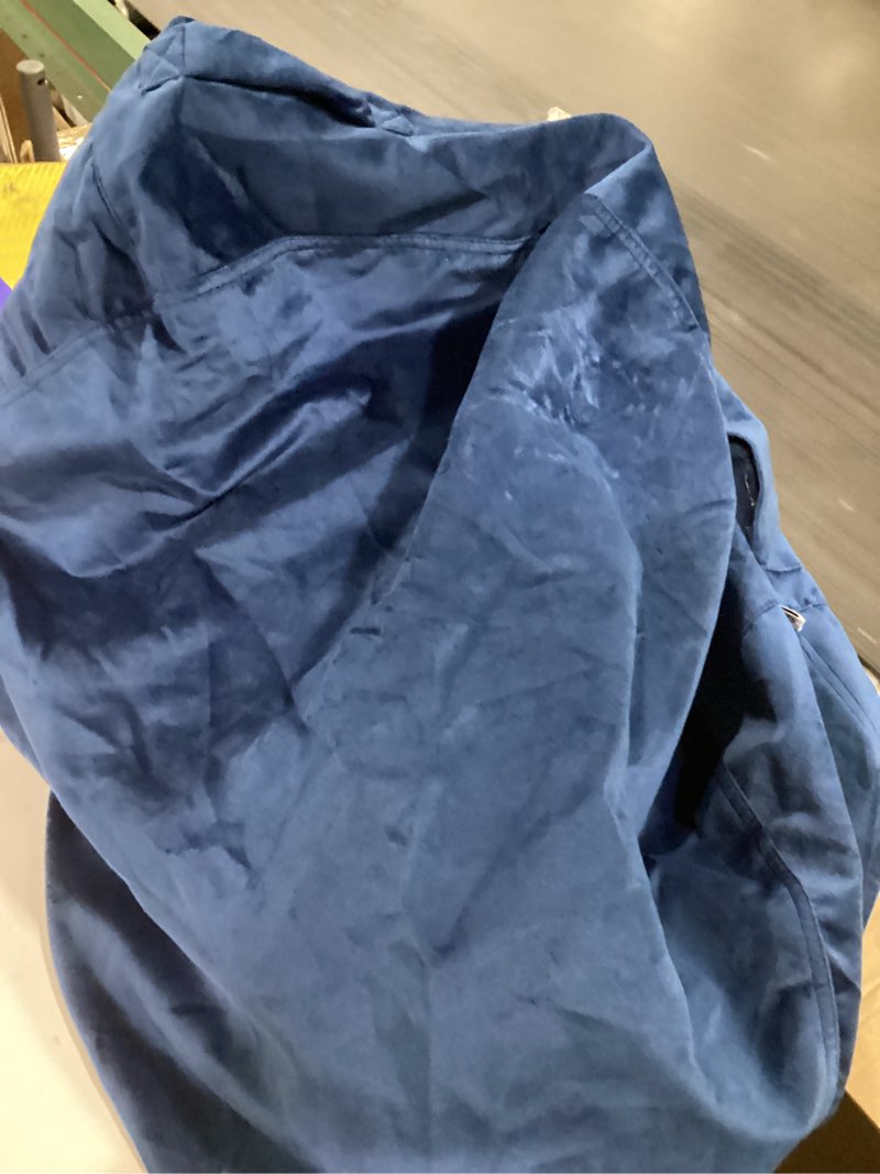 Condition photo showing New/Like New for ***similar to**nobildonna 3 ft bean bag chair cover (no filler)  stuffed animal storage bean bag washable big beanbag chair cover premium corduroy stuffable bean bag cover for adults,kids,blue 300l dark blue large(cover only