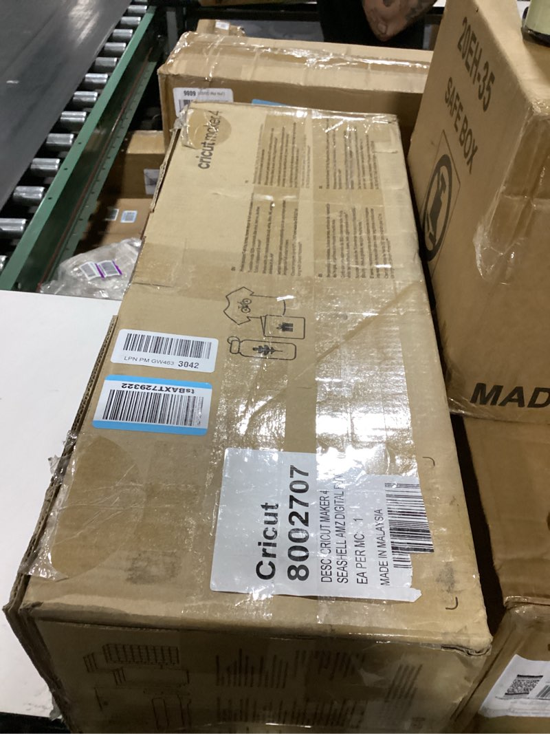 Condition photo showing New/Like New for cricut maker 4 - smart cutting machine (seashell) | digital content bundle - includes 30 images in design space app machine only