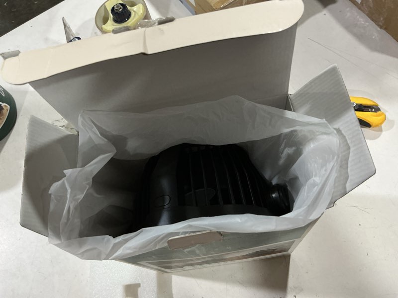 Condition photo showing New/Like New for minthouz clip on fan - 720° rotation portable small fan with lcd digital display, 8000mah low noise desk fan for outdoor camping/stroller/home/office