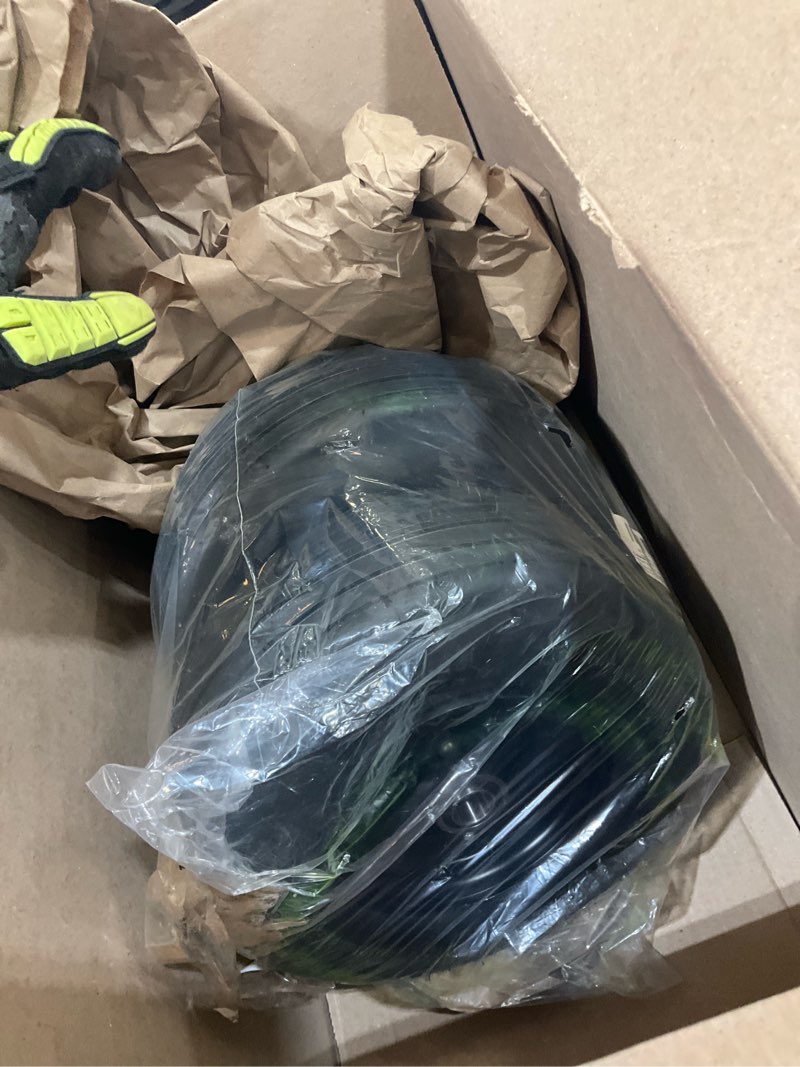 Condition photo showing As Is for ar-pro (2-pack) 11x4.00-5 tire and wheel assembly, 11x4-5 lawnmower tire (4-ply) and rim with tube, 3.4” centered hub with 3/4” bearings, universal lawn mower/yard tractor turf tires 11 x 4.00-5" pneumatic black(rib tread)