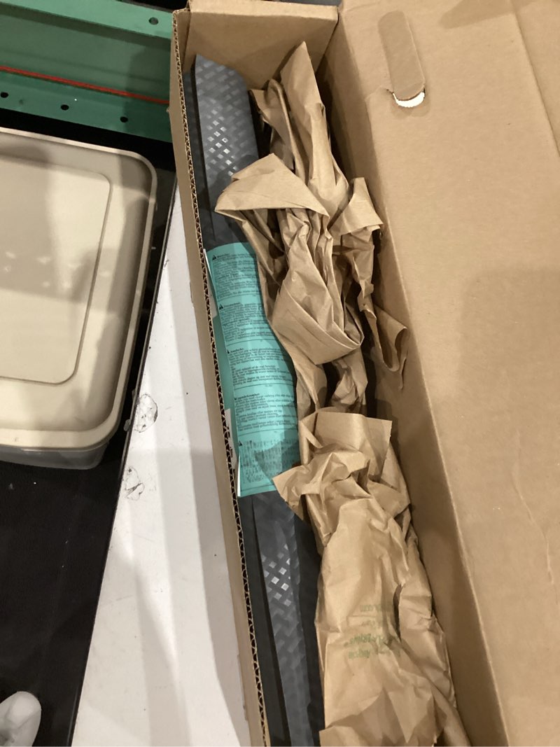 Condition photo showing Good Condition for hersvin shelf liners 24 in x 20 ft eva drawer mats, non-adhesive cupboard pad, kitchen cabinet lining fridge cushion (gray crossed stripe, 61x610cm) gray crossed stripe 24"w x 240"l