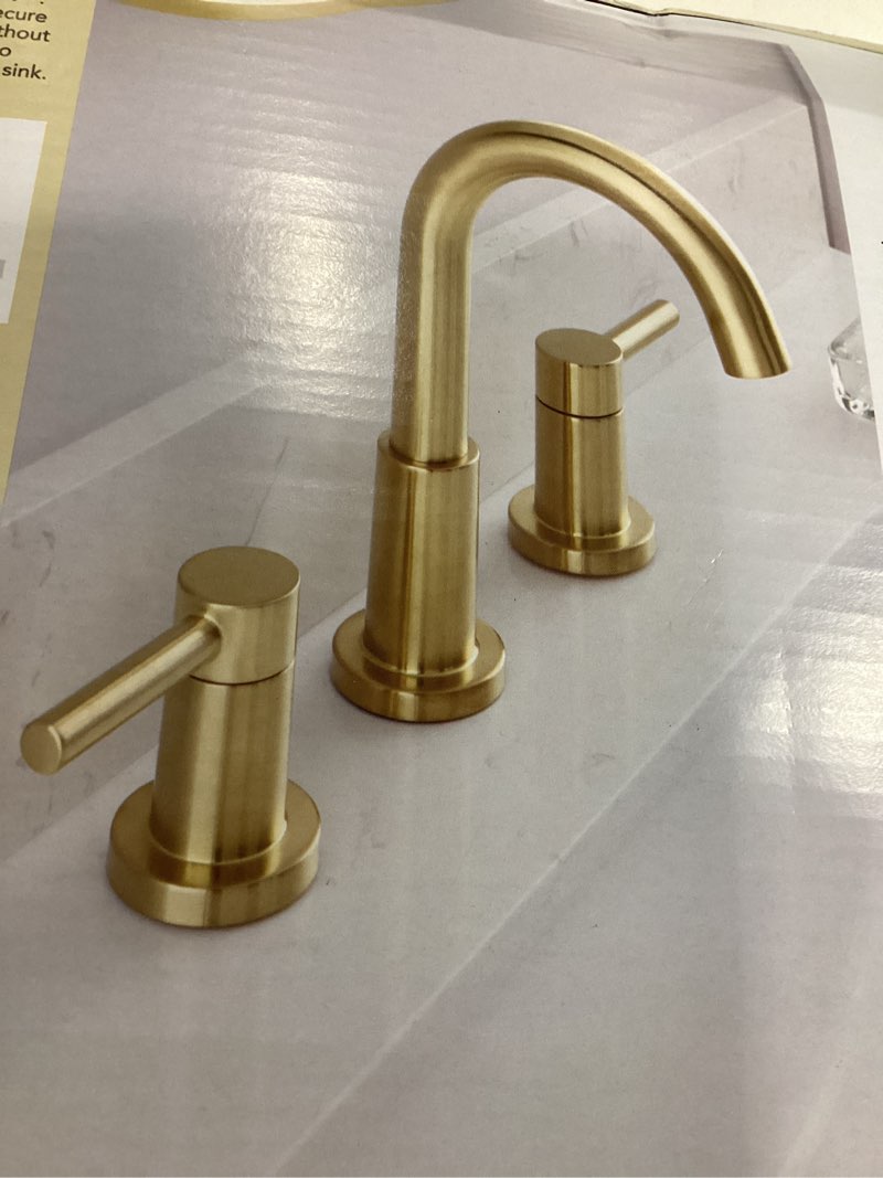 allen+roth harlow brushed gold finish