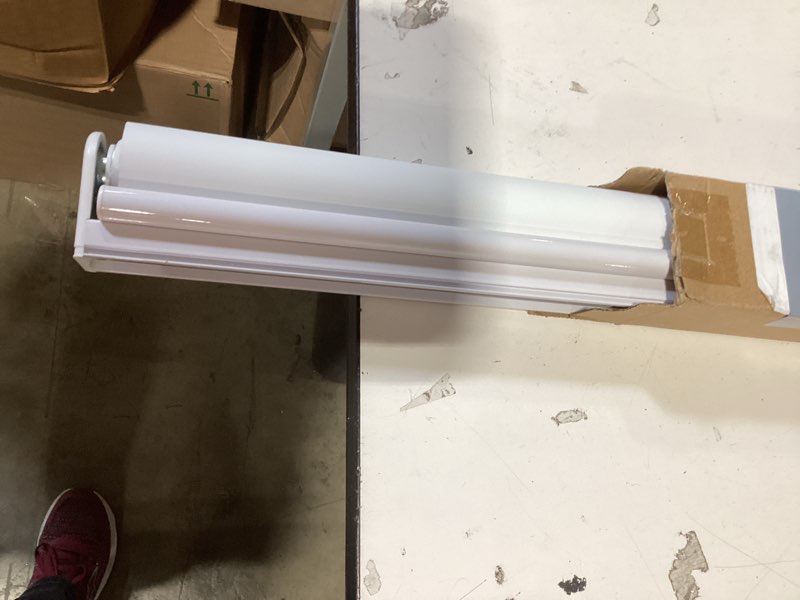 Condition photo showing New/Like New for chrisdowa cordless blackout roller shades for windows, thermal insulated uv protection pull down shades, total blackout window blinds for home, office, bedroom, door (22" w x 72" h, white) 22"w x 72"h white