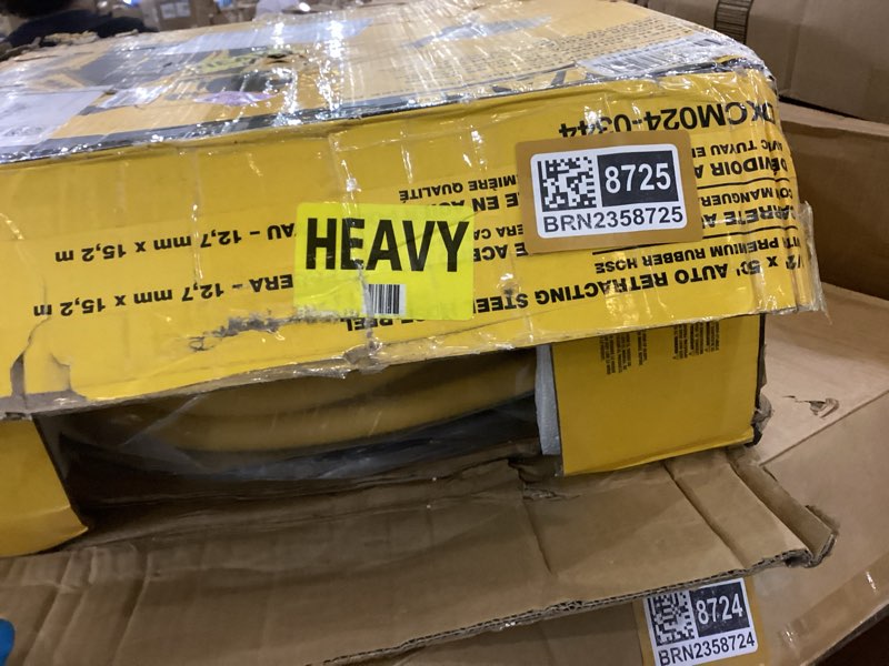 dewalt dxcm024-0344 1/2 in. x 50 ft. double arm auto retracting air hose reel