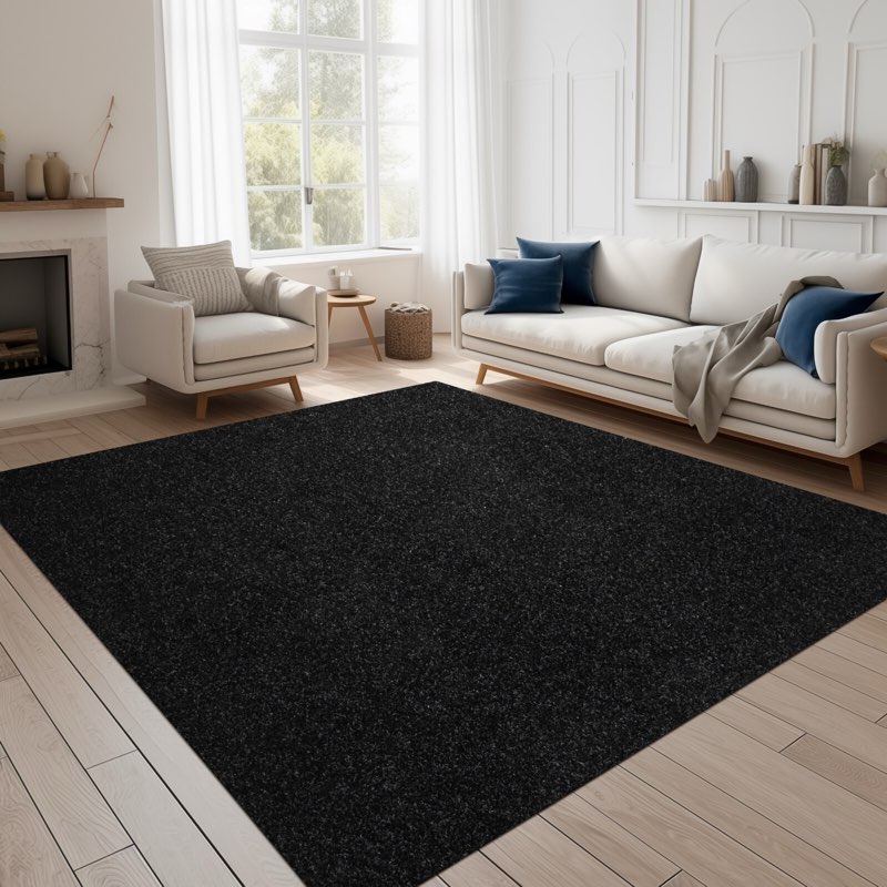  unknown size area rugs for living room or bedroom, black carpet runner rug indoor mat