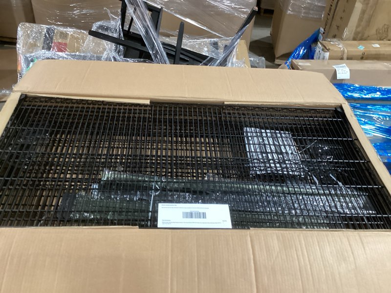 Condition photo showing Good Condition for IZEUK Garage Shelving Wide Storage Shelves 5 Tier Metal Shelves 4000 LBS Heavy Duty Adjustable Utility Shelf Rack Black 23.6" D x 53.1" W x 73.6" H 5 Tier, 23.6" D x 53.1" W x 73.6" H Black