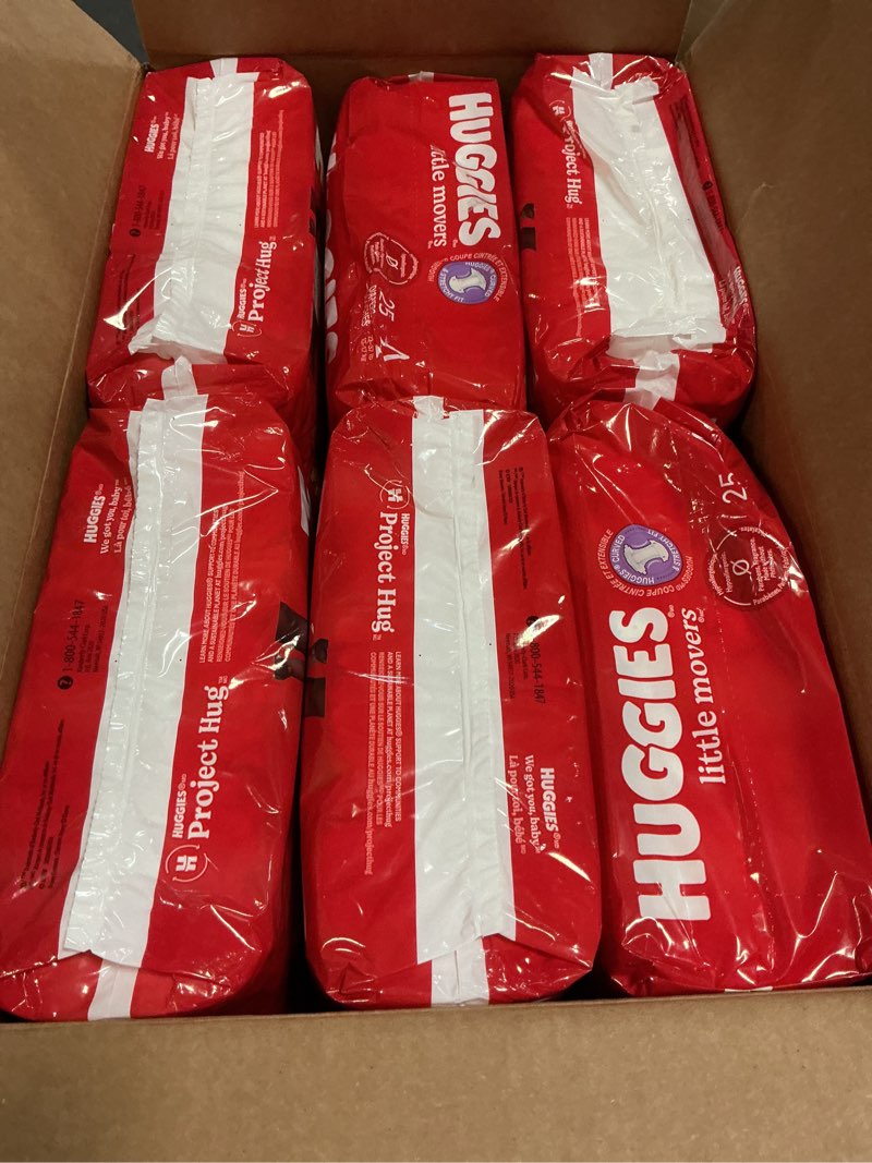 Condition photo showing New/Like New for Huggies Little Movers Disposable Diapers - Econ+ Pack - Size 4 - 150ct
