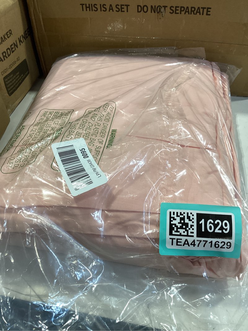 casa platino 100% cotton king size sheets set – 6 piece crisp percale king size cooling sheets, ligh