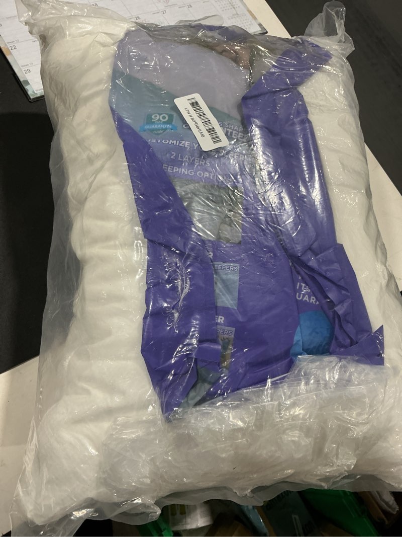 Condition photo showing Good Condition for nuzzle cooling adjustable pillow for side sleepers, luxury standard size bed pillow hotel collection - best adjust height soft firm pillow for back, stomach or side sleepers - home gifts