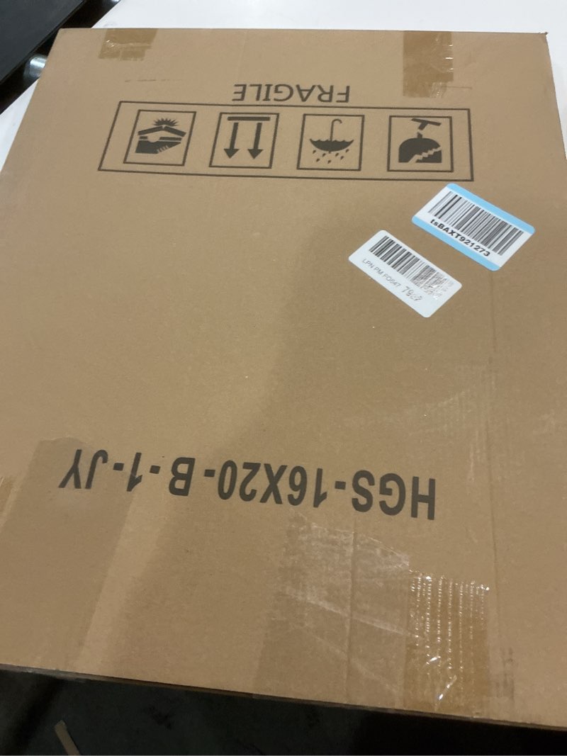 Condition photo showing New/Like New for seseat 16x20 picture frame black, display pictures 11x14 with mat or 16x20 without mat, photo frames wall gallery, 1 pack black 16x20