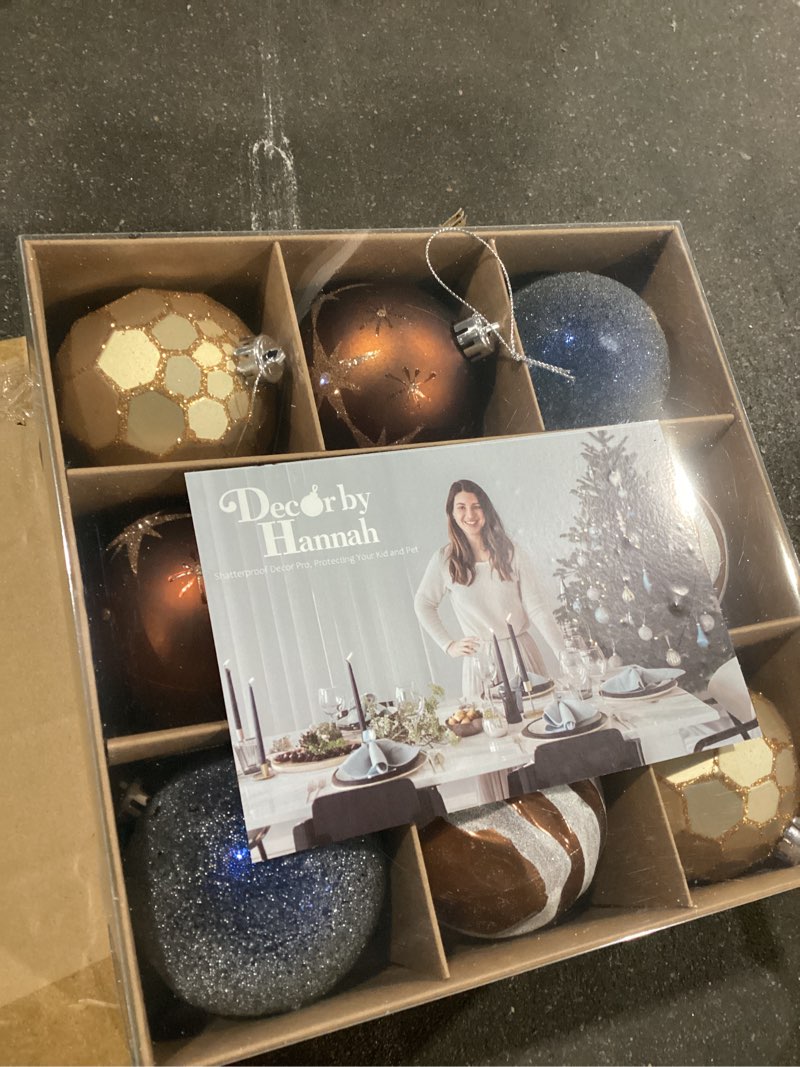 Kaimani 9ct 80mm Large Shatterproof Scandinavian Christmas Ornaments Color: Pink