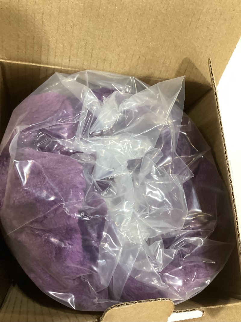 Condition photo showing Good Condition for bedelite fleece blanket purple throw blankets for couch & bed, luxury plush cozy fuzzy blanket 50" x 60", super soft warm lightweight throw blanket for travel camping purple throw(50"x60")