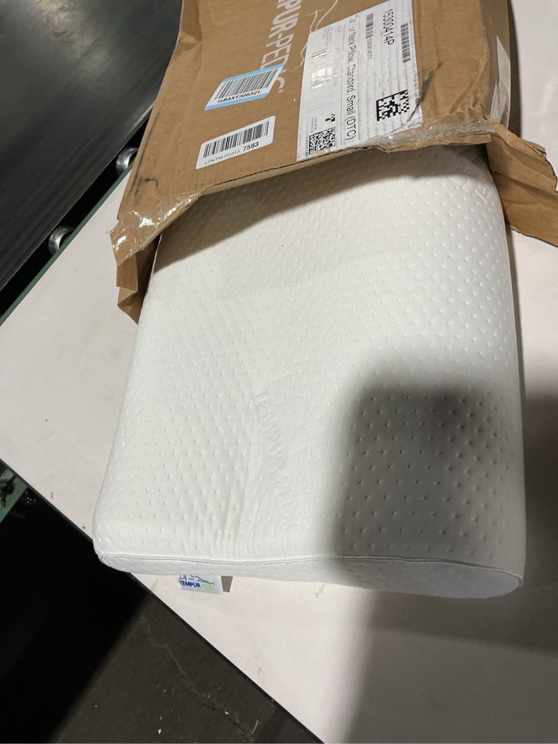 Condition photo showing As Is for Tempur-Pedic TEMPUR Neck Pillow, Small Profile, White Small Profile 1
