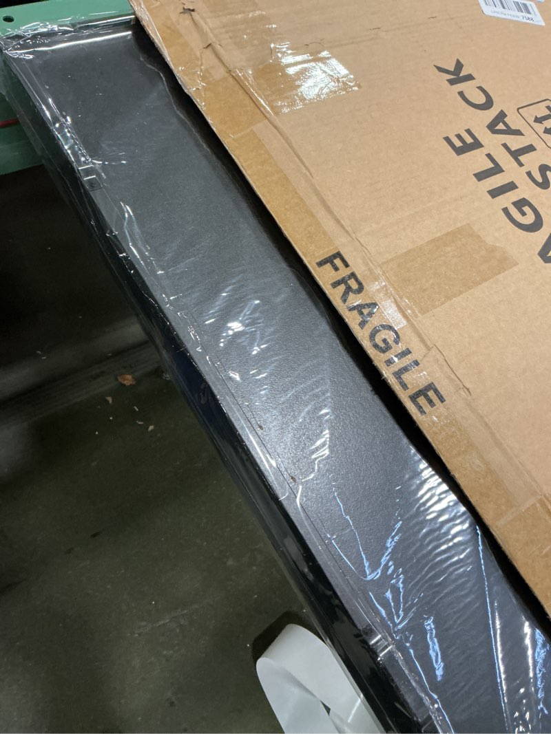 Condition photo showing New/Like New for 35 Graded Sports Card Display Case - Baseball Card Display Frame with UV Protection Clear View Lockable Wall Cabinet for Basketball Collectible Trading Card Black Finish 35 Card - Black - Vertical