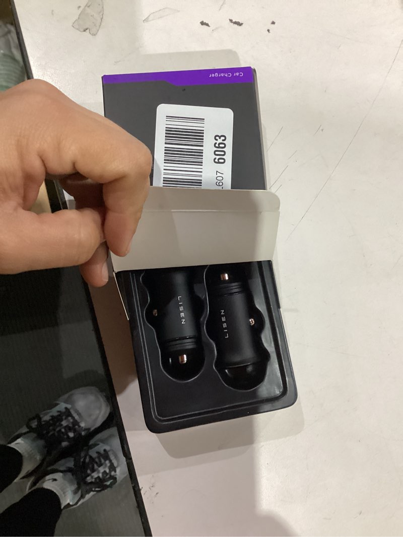 lisen car charger usb c, 69w cigarette lighter usb charger adapter, car accessories gifts for men, m